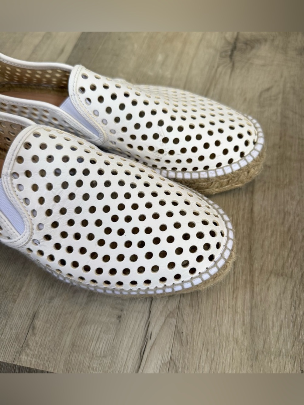 Loeffler Randall Rowan Platform Espadrilles White size 41 - Picture 6 of 12